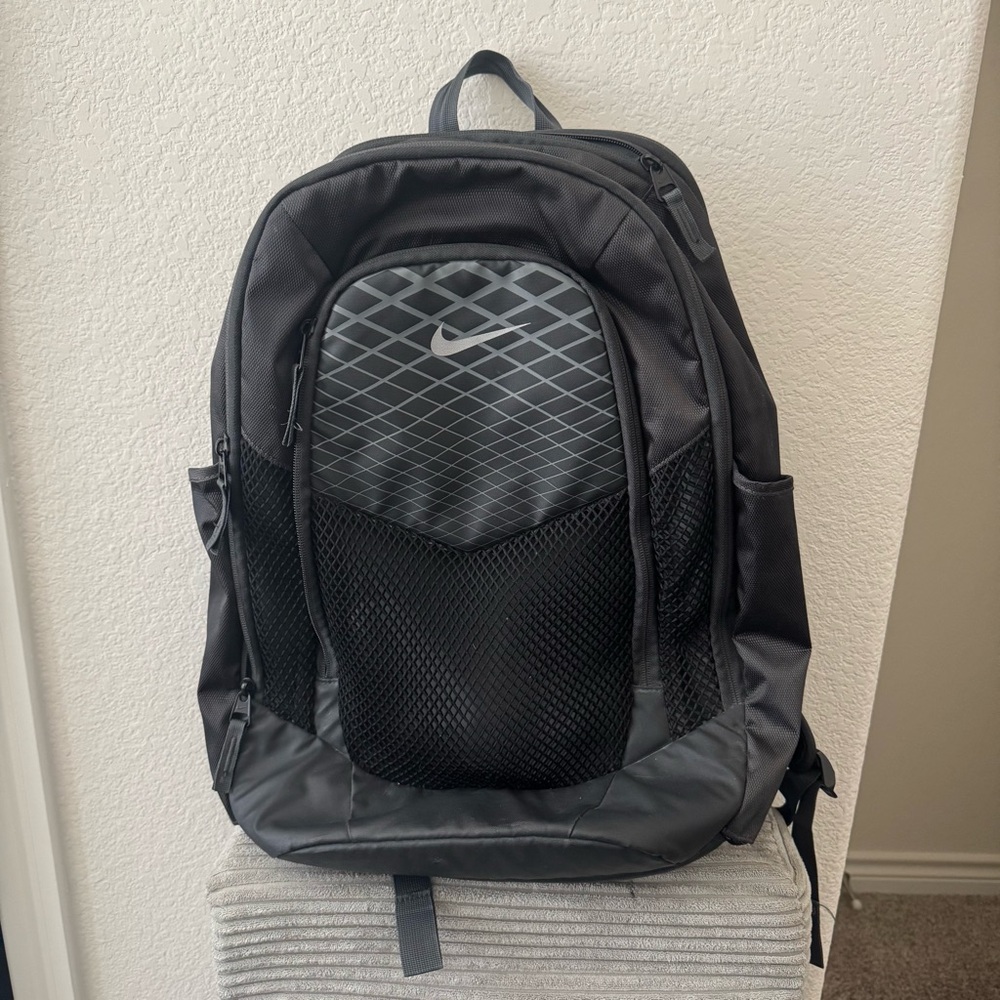 Nike Black and Gray Men's Backpack